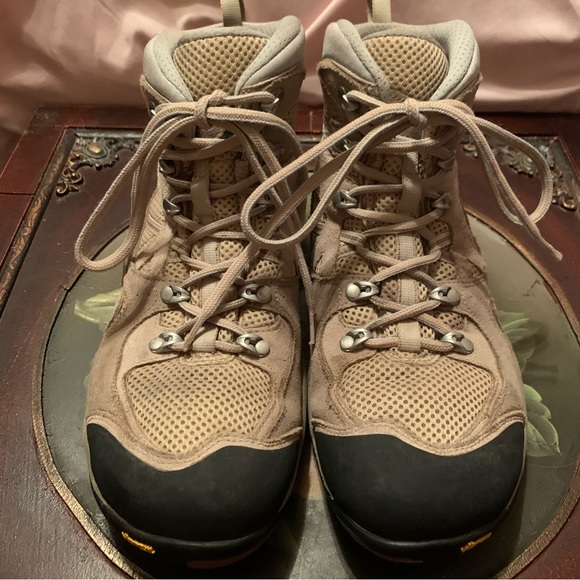 ASOLO Ellery Sand/ Dark Sand Hiking Boots Trail  Made in Romania ~ Women’s Sz 10 - Picture 3 of 9